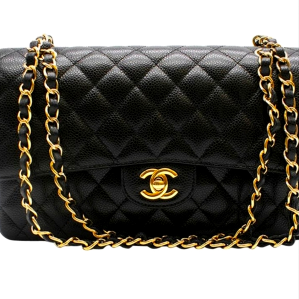 Chanel Double Flap Caviar